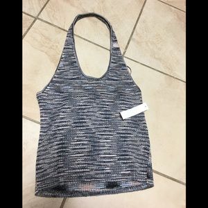 NWT Abound cropped halter top